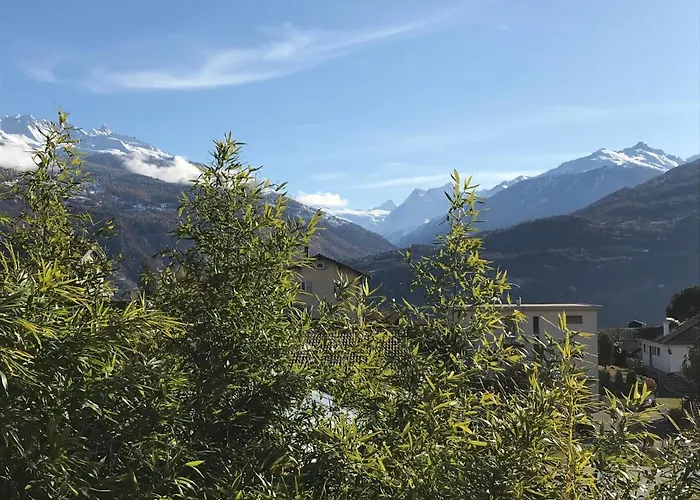O Rendez Vous Maison Mitoyenne Piscine Chauffée Mars-octobre Appartamento Grimisuat