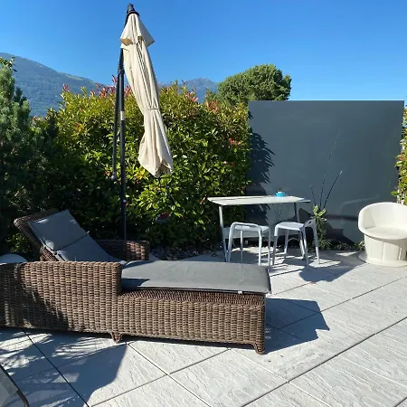 아파트 O Rendez Vous Maison Mitoyenne Piscine Chauffee Mars-octobre Grimisuat